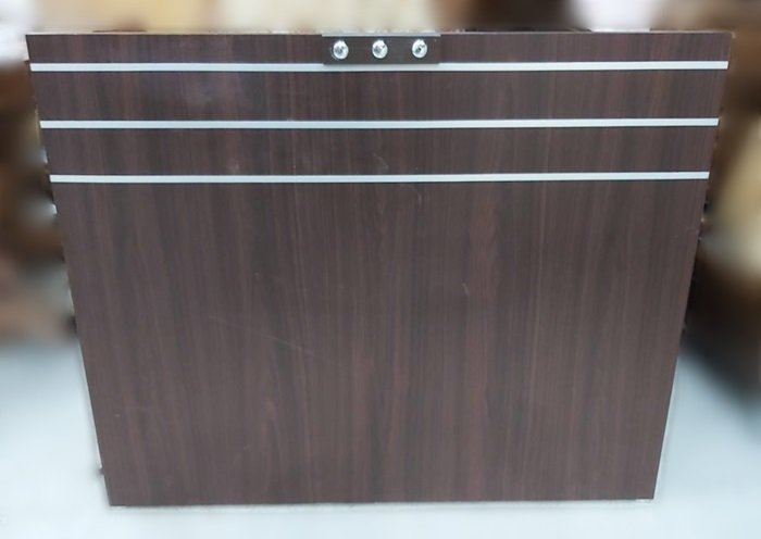 台北二手家具 中古家電買賣 泰山宏品二手家具館 B103013*胡桃床頭片* 二手床頭櫃 床邊櫃 床組 床架 床墊 床底