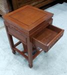 台北二手家具買賣 推薦 泰山宏品中古傢俱館 RW91815*花梨木 一抽角落架*平面櫃 櫥櫃 客廳桌椅沙發茶几