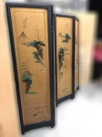 台北二手家具家電買賣推薦 泰山宏品二手家具館*A82427*四片式仿古屏風* 隔間櫃 玄關櫃 收納櫃 櫥櫃 新北桃園