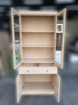 【台北二手家具】二手家具推薦泰山宏品*A90301*白橡色二抽書櫃*書架 實木酒櫃 展示櫃*庫存家具 沙發 茶几 展示櫃