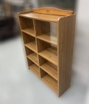 【台北二手家具】二手家具推薦泰山宏品*A90311*原木色書櫃*書架 實木酒櫃 展示櫃*庫存家具 沙發 茶几 展示櫃