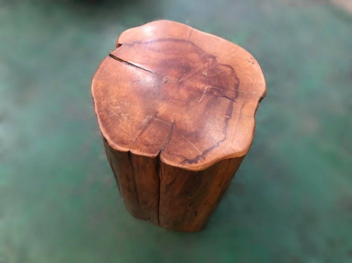 電話台 FAX台 天然木 台北二手家具(中)泰山宏品二手家具館LG111276*原木泡茶椅* 二手原木