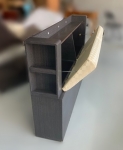 【台北二手家具】二手家具家電推薦泰山宏品 B73103*鐵刀木床頭櫃* 床組 床底 床架 床墊 床頭櫃 床邊櫃 臥室家具