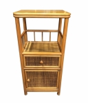 台北二手家具二手家電推薦 泰山宏品二手家具*A21107*藤製花架* 展示架 花瓶架 電話架 中古家具台北