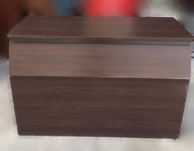 台北二手家具買賣 推薦 泰山宏品中古傢俱館 B22104 * 4尺半胡桃色床頭箱 * 二手中古 床頭箱 床頭片 床邊櫃