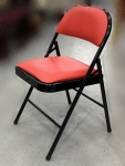 台北二手家具買賣 推薦 泰山宏品中古傢俱館 F61706* 紅色折椅* 二手中古 餐椅 折椅 沙發 辦公椅 穿鞋椅 泰山