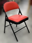 台北二手家具買賣 推薦 泰山宏品中古傢俱館 F61706* 紅色折椅* 二手中古 餐椅 折椅 沙發 辦公椅 穿鞋椅 泰山
