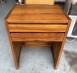 台北二手家具買賣 推薦 泰山宏品中古傢俱館TK12302* 柚木一抽化妝台 * 二手中古 化妝台 梳妝台 鏡台 汐止