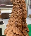 台北二手家具 (中)泰山宏品二手家具館 TK61436*紅豆杉鷹熊木雕藝術品*雕刻古董家具 台北桃園新竹彰化