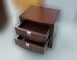 台北二手家具買賣 推薦 泰山宏品中古傢俱館 B112107 *胡桃色床邊櫃 * 二手中古 矮櫃 床邊櫃 收納櫃 床頭櫃