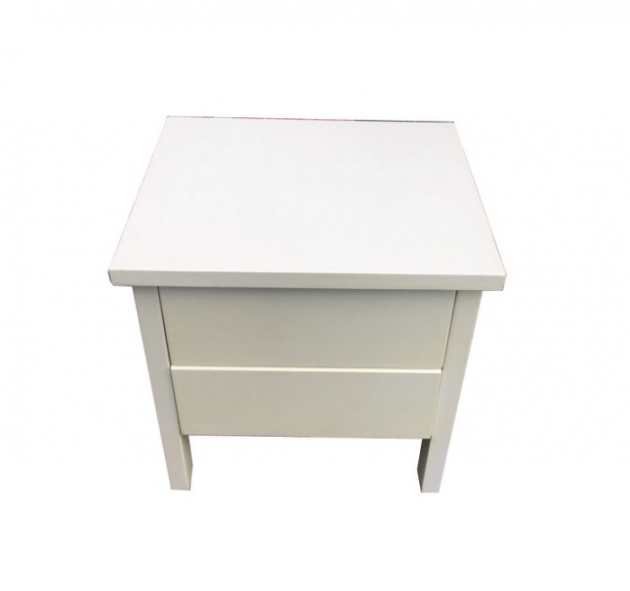 台北宏品二手家具全新中古傢俱*B81604*白色床邊櫃* 床箱 床底 床墊 衣櫃 臥室家具 床組 斗櫃 新竹桃園中壢