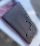 台北二手家具買賣 推薦 泰山宏品中古傢俱館*X5104AJ*黑色仿古茶盤*高級木材電視櫃 沙發 茶几 衣櫃 衣櫥 餐桌椅