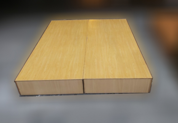 台北二手家具買賣 推薦 泰山宏品中古傢俱館 B121706*5尺木色床箱 * 二手中古 床頭片 床邊櫃 床頭櫃 床箱 板橋