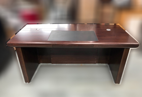 台北二手家具買賣 推薦 泰山宏品中古傢俱館 CE122814*胡桃色一抽主管桌* 二手中古 辦公桌 會議桌 主管桌 書桌