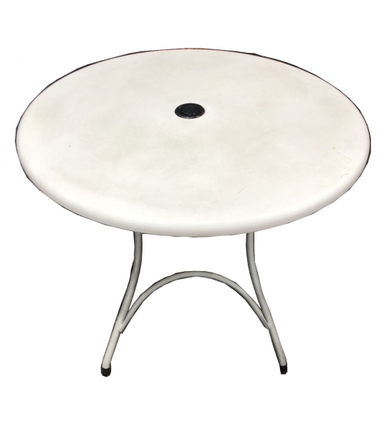 台北二手家具買賣 推薦 泰山宏品中古傢俱館*E33019* 圓形折合桌* 二手中古 戶外桌 洽談桌 戶外休閒桌 戶外椅