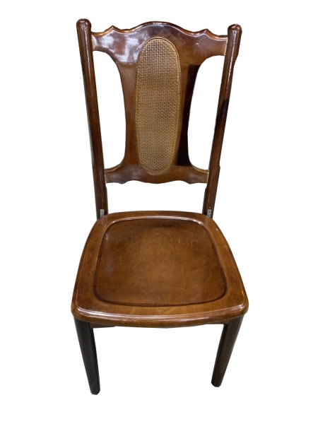 台北二手家具買賣 推薦 泰山宏品中古傢俱館 F32620 * 胡桃色餐椅 * 二手中古 餐椅 餐桌 高背椅 餐桌組椅