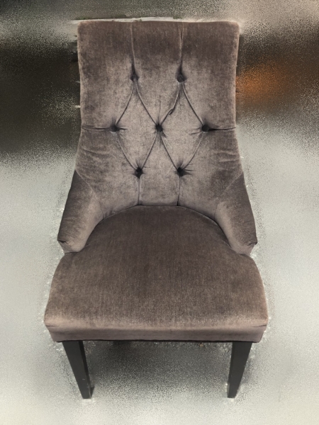 台北二手家具買賣 推薦 泰山宏品中古傢俱館 F32420 *咖啡色布餐椅* 二手中古 餐椅 餐桌 辦公椅 高腳椅 化妝椅