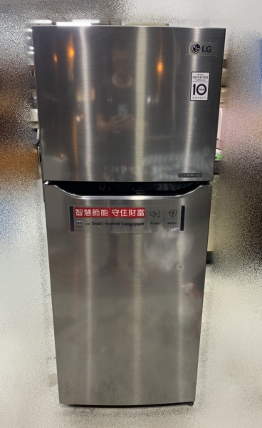 台北二手家具 泰山宏品二手家具館 *RE10502*LG中型雙門186L冰箱 * 二手家電 液晶電視 洗衣機 冷氣空調