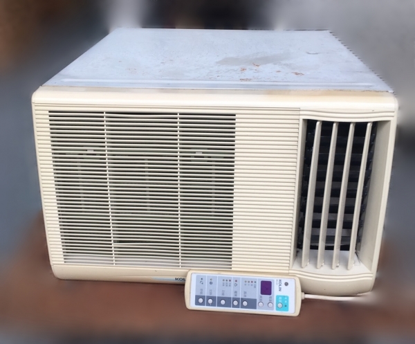 台北二手家具 泰山宏品中古傢俱館 *AC101503* 歌林1噸 線控窗型冷氣 220V *二手中古分離/窗型冷氣 冰箱