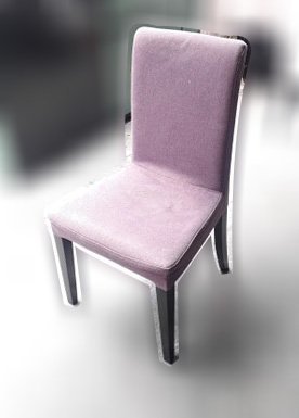 樂居二手家具 便宜2手傢俱拍賣 A0320CJJ 紫色布餐椅 書桌椅*2手桌椅 電腦椅 新莊樹林五股板橋龜山林口土城