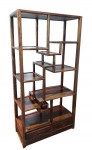 樂居二手家具生活館 台中全新中古傢俱買賣 ZM0519AJJE 全新雞翅木下二抽花架 藝品櫃 展示架 茶壺架 台北桃園