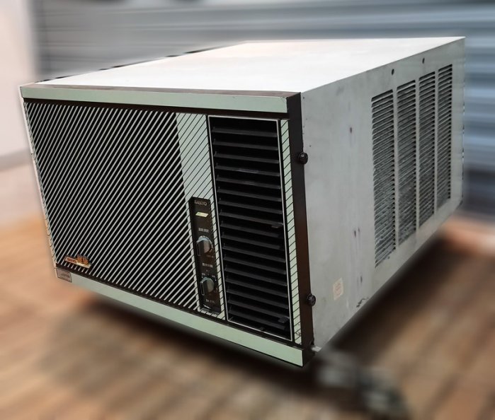 台中2手傢俱【樂居二手家具館】AC0619HJJ 三洋健康2.5頓窗型冷氣 二手家電買賣 冰箱 洗衣機 液晶電視 分離