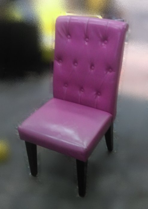 樂居二手家具 A0808DJJ 紫色高背餐椅 洽談椅 書桌椅 電腦椅 會客椅 2手各式桌椅拍賣【全新中古家具家電賣場】