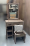 【台中樂居二手家具】西屯二手全新家具家電賣場 PN821CF*歐悅化妝鏡台含椅* 鏡台 化妝台 化妝桌 化妝椅 臥室傢俱