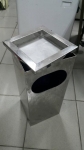 樂居二手家具＊X51205-17銀色垃圾桶＊不鏽鋼垃圾桶 資源回收桶 二手垃圾桶