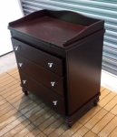 樂居二手家具 台中西屯二手傢俱買賣推薦 A1226BJJH 胡桃上掀式化妝台 鏡台 梳妝台 衣帽架 化妝桌椅 臥室家具