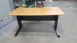 二手家具樂居 台中全新中古傢俱買賣 十EA1109-160*全新160公分CD黑腳辦公桌 電腦桌 oa桌*會議桌 業務桌