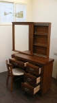 樂居二手家具館 全新中古家具賣場 ZH505*全新樟木化妝鏡*化妝台/梳妝鏡台 庫存臥室傢俱拍賣床組 床箱 床底 床板
