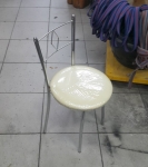 樂居二手家具 全新中古傢俱家電 F422EJ 白色皮面化妝椅*美容椅 美睫椅 書桌椅 電腦椅 2手各式桌椅拍賣