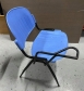 台中二手家具買賣 推薦 西屯樂居 F0406BJJJ 藍色課桌椅 補習班桌椅 /學生桌椅/ 兒童桌椅 大學椅 排椅