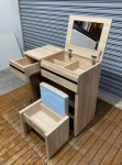 【樂居二手家具館】全新中古傢俱家電 B0303EJJ 庫存化妝台 中古鏡台 化妝桌 梳妝台 中古臥室家具 台北新竹台中