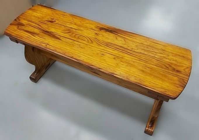 樂居二手家具(北) 便宜2手傢俱拍賣F102302松木長椅* 中古洽談椅、中古書桌椅、中古公婆椅