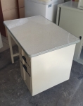 樂居二手家具 家電 全新中古傢俱賣場 CE0126AJ1 四抽辦公鐵桌*辦公桌 書桌 電腦桌 工作桌 各式桌椅出清拍賣