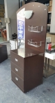 樂居二手家具 B1109BJJE 胡桃色化妝台 梳妝台 化妝鏡 化妝台 套房家具 床墊 床箱 床架【全新中古傢俱家電】