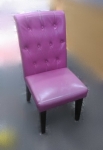 樂居二手家具 A0808DJJ 紫色高背餐椅 洽談椅 書桌椅 電腦椅 會客椅 2手各式桌椅拍賣【全新中古家具家電賣場】