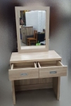 台中二手家具 樂居全新中古傢俱 PN1208BJA*全新洗白高級化妝桌 鏡台 梳妝台 穿衣鏡*庫存家具床組 床墊 床架