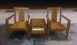 樂居二手家具 F0516FJJ 柚木公婆椅 全實木洽談桌椅 庭院休閒桌椅 泡茶桌椅 餐桌 全新中古傢俱家電賣場