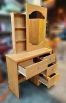 樂居二手家具 便宜2手傢俱拍賣 B324BJJC原木色四抽化妝台 中古鏡台 化妝桌 梳妝台 中古臥室家具 台北新竹台中