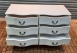 二手傢俱推薦【樂居二手家具館】B1019BJJC 歐式白色六斗櫃 櫥櫃 衣櫃 收納櫃 全新家具 新竹苗栗桃園床組床架
