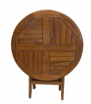 樂居二手家具館 台中中古傢俱賣場HM003AC*新柚木折合圓桌*新竹二手全新 滿千送百豐悅商品新北板橋新莊樹林苗栗