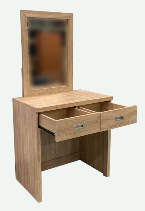 台中二手傢俱推薦 樂居全新中古家具電器WG2804BA*全新梧桐2.7尺化妝鏡台*庫存臥室床組買千送百豐富喜悅新竹台北