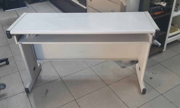 樂居二手家具 家電 全新中古傢具賣場 C0227HJ 白面127X45辦公桌*邊桌 側桌 OA桌 書桌 電腦桌 工作桌