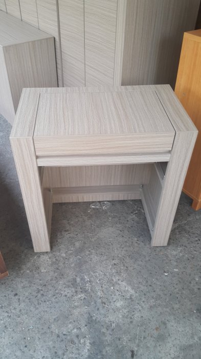 樂居二手家具 全新中古傢俱賣場 B0528DJJB 白橡色可掀式化妝台*化妝桌 梳妝台 鏡台 書桌 臥室家具買賣衣櫃床底