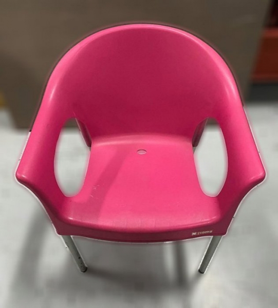 二手家具 台中 樂居全新中古傢俱買賣 F0406BJJE 粉色休閒椅 洽談椅 電腦椅 書桌椅 會客椅 2手各式家具拍賣