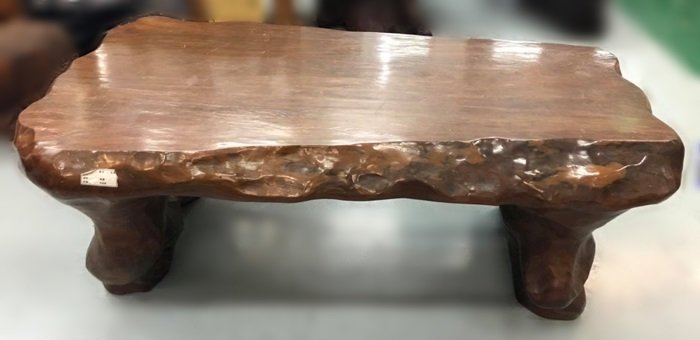 台中二手家具買賣 推薦西屯樂居(中)中古傢俱館LG111269*原木泡茶桌* 柚木家具 檜木家具 樟木家具 紅木家具 古