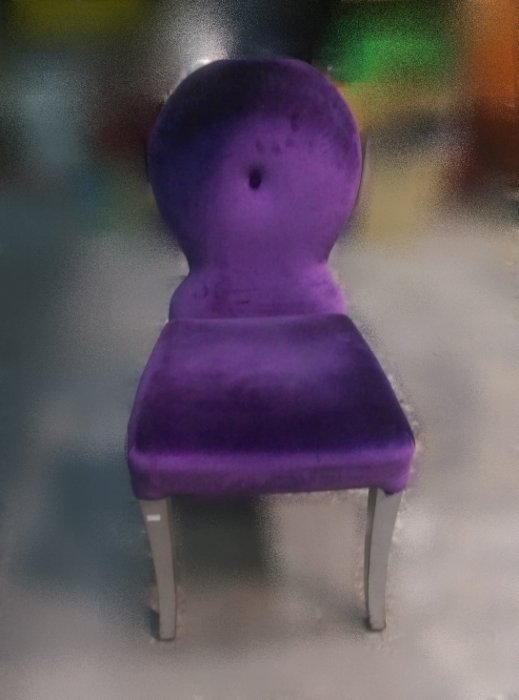樂居二手家具 A0724GJJ 紫色絨布餐椅 洽談椅 書桌椅 電腦椅 會客椅 2手各式桌椅拍賣【全新中古家具家電賣場】